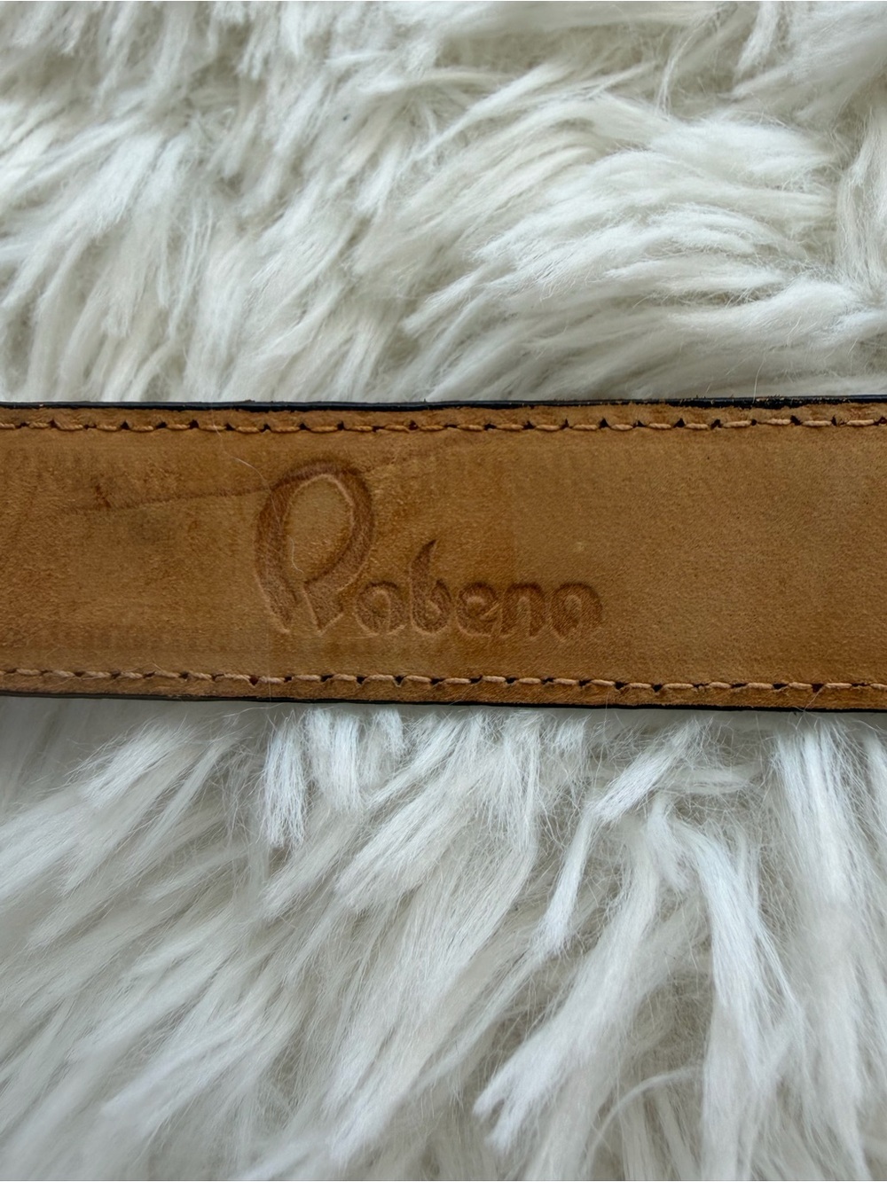Vintage Rabena Crocodile Belt size 42 - Picture 6 of 8